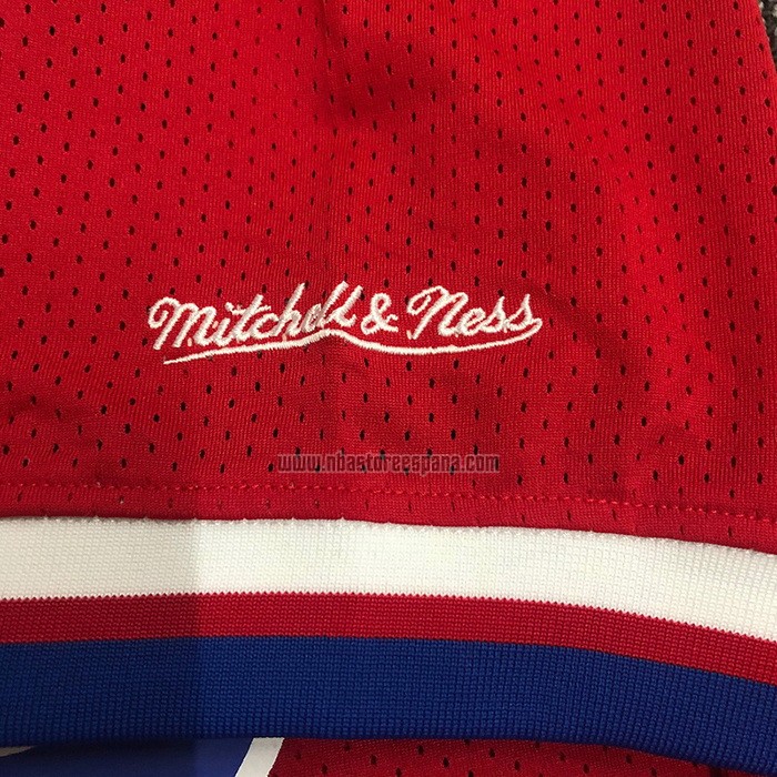 Camiseta Manga Corta Philadelphia 76ers Allen Iverson NO 3 Rojo